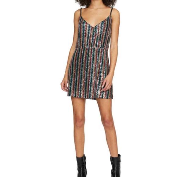 HP 🎉NWT Sanctuary Over The Rainbow Mini Dress - Picture 1 of 12